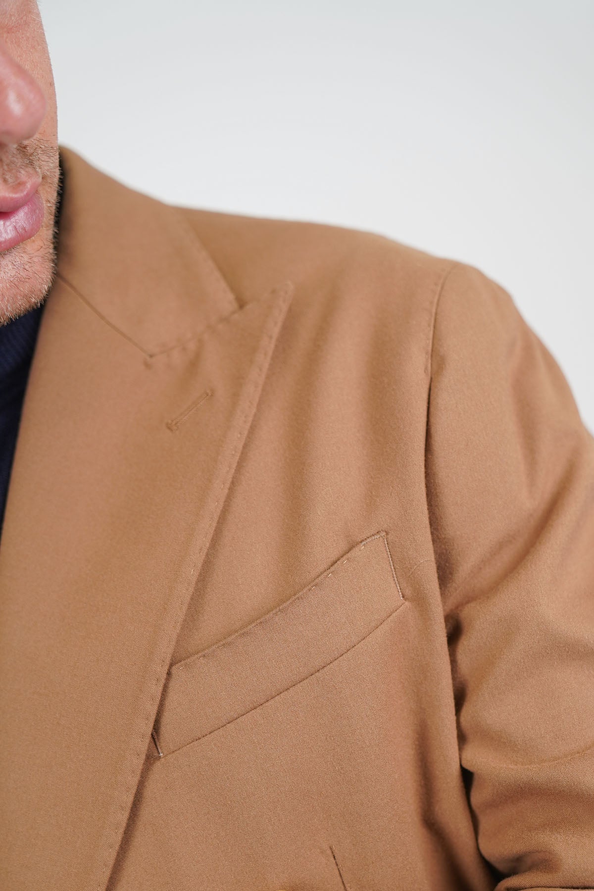 Giacca NAOYA due Petti - Tabacco