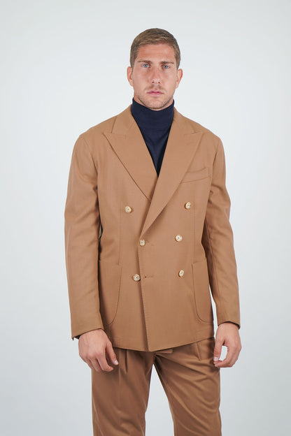 Giacca NAOYA due Petti - Tabacco