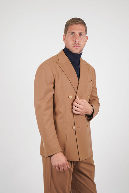 Giacca NAOYA due Petti - Tabacco