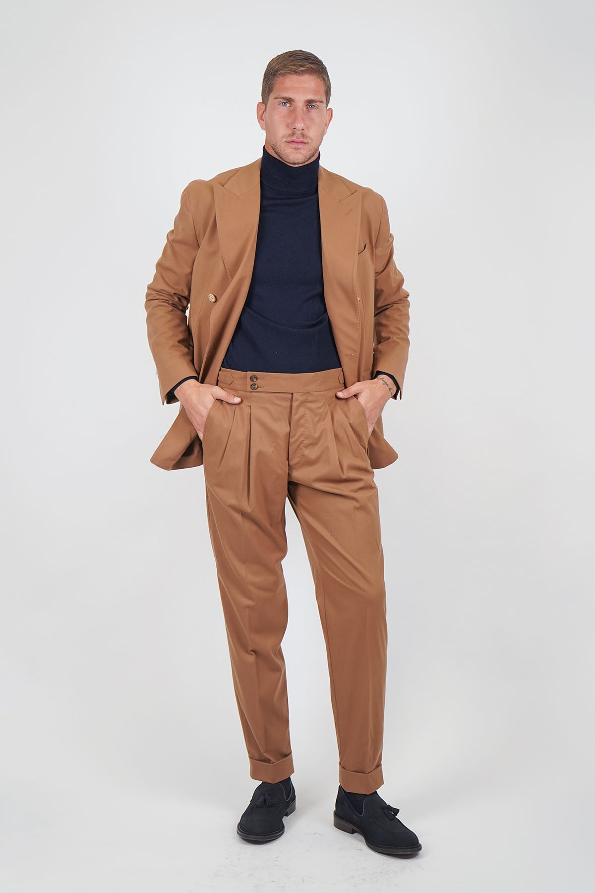 Pantalone MASAAKI - Tabacco