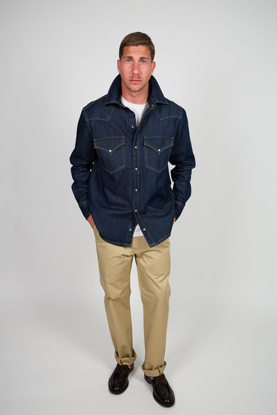Overshirt ROGO Camicia Texana - Lavaggio Zero al Tè