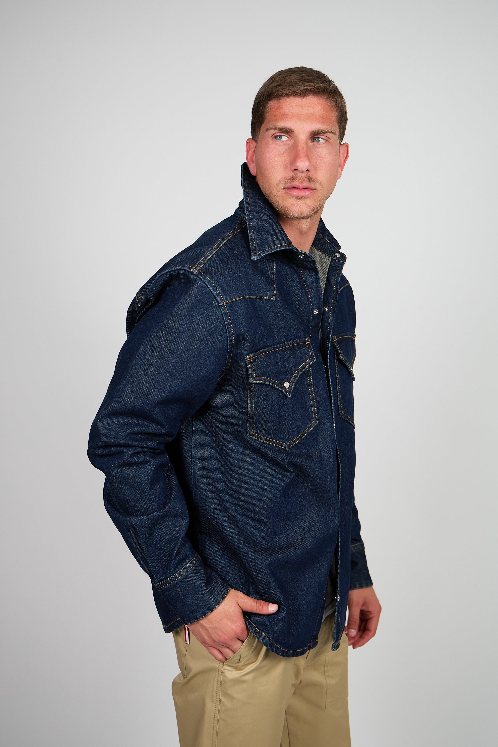 Overshirt ROGO Camicia Texana - Lavaggio Zero al Tè