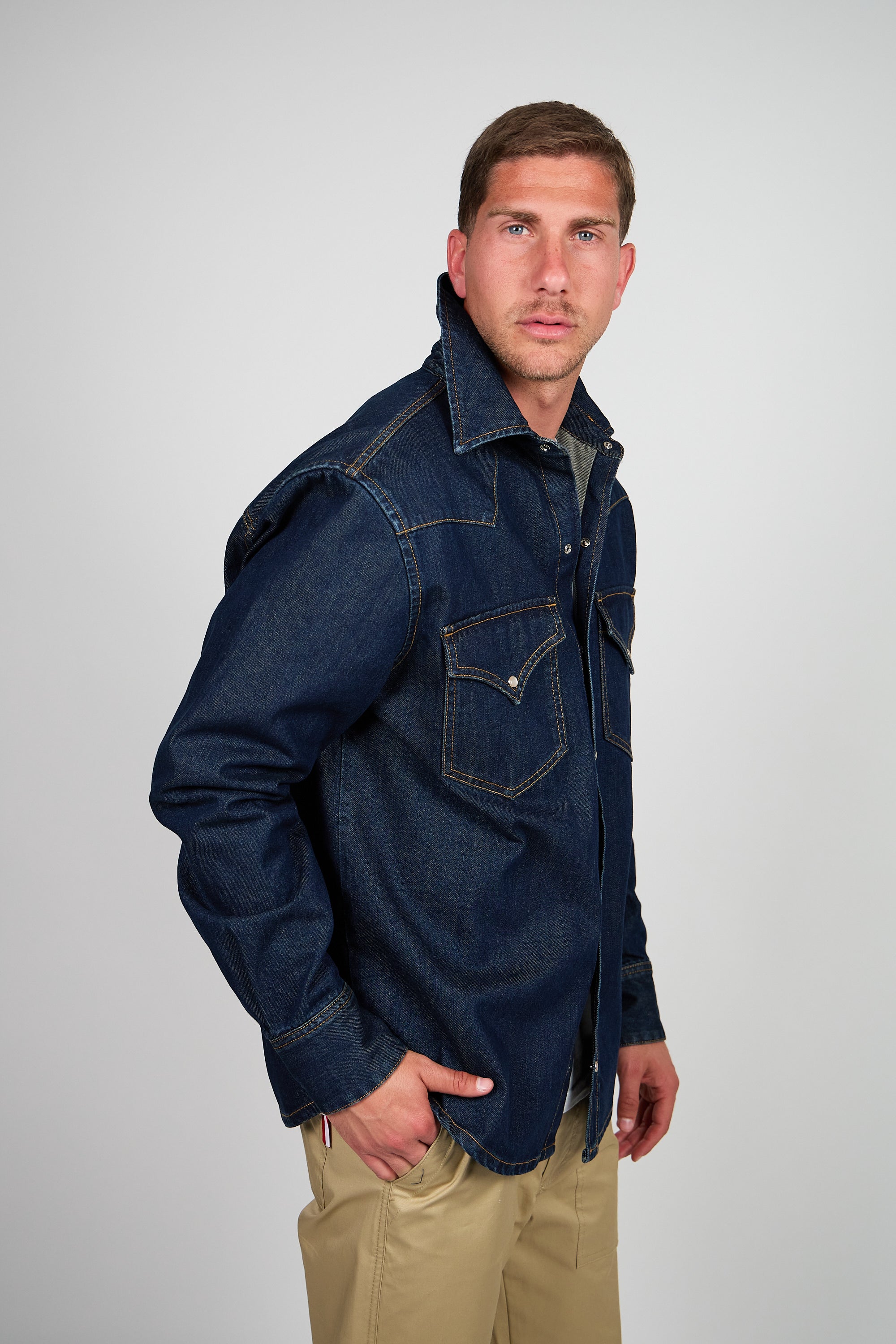 Overshirt ROGO Camicia Texana - Lavaggio Zero al Tè