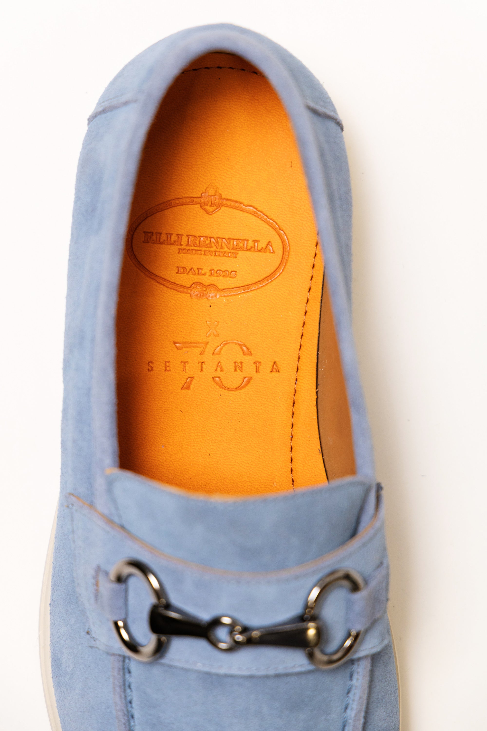 Mocassino PENNY Accessorio Capra Camoscio Jeans Indaco