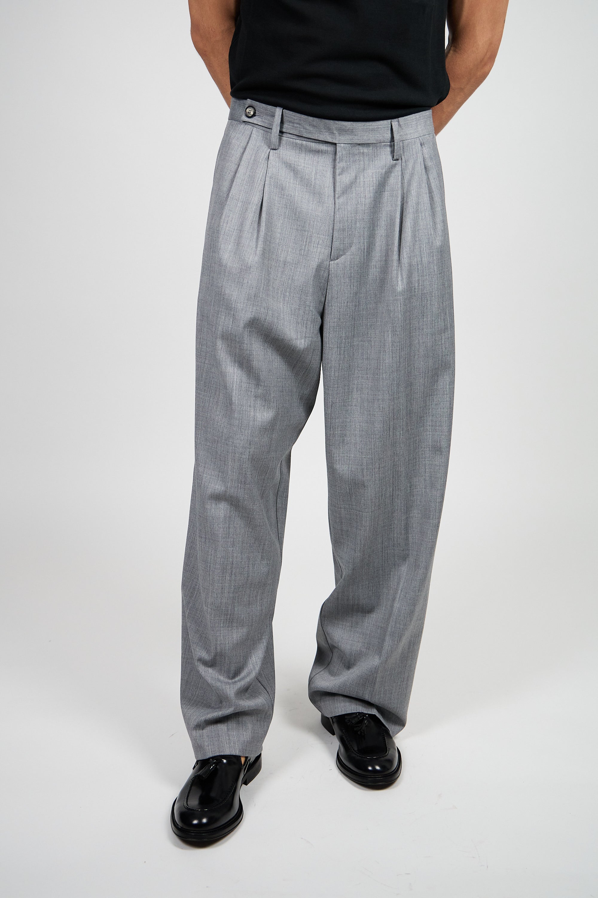 Pantalone Abito SETTANTA 2 Pinces - Grigio