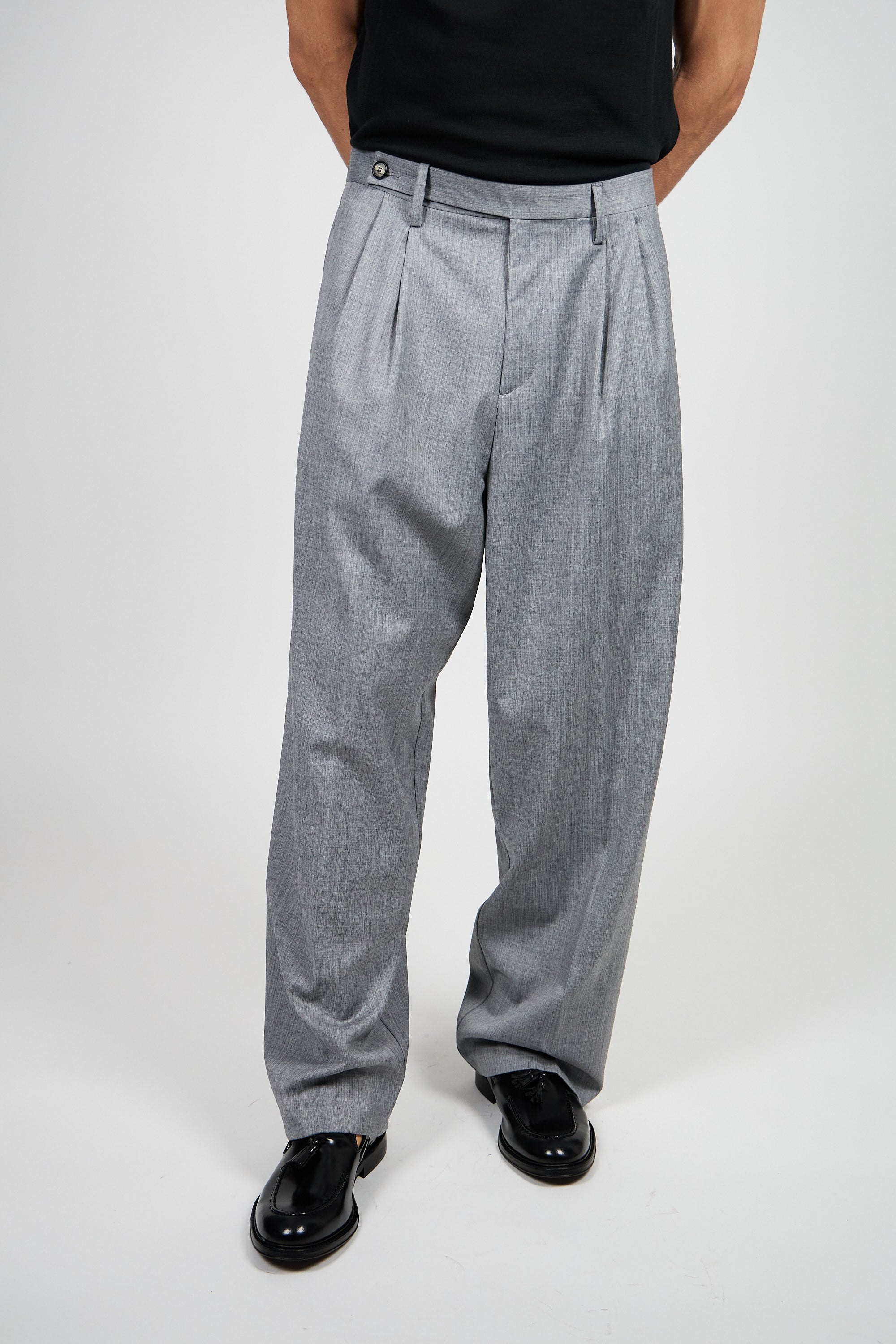 Pantalone Abito SETTANTA 2 Pinces - Grigio