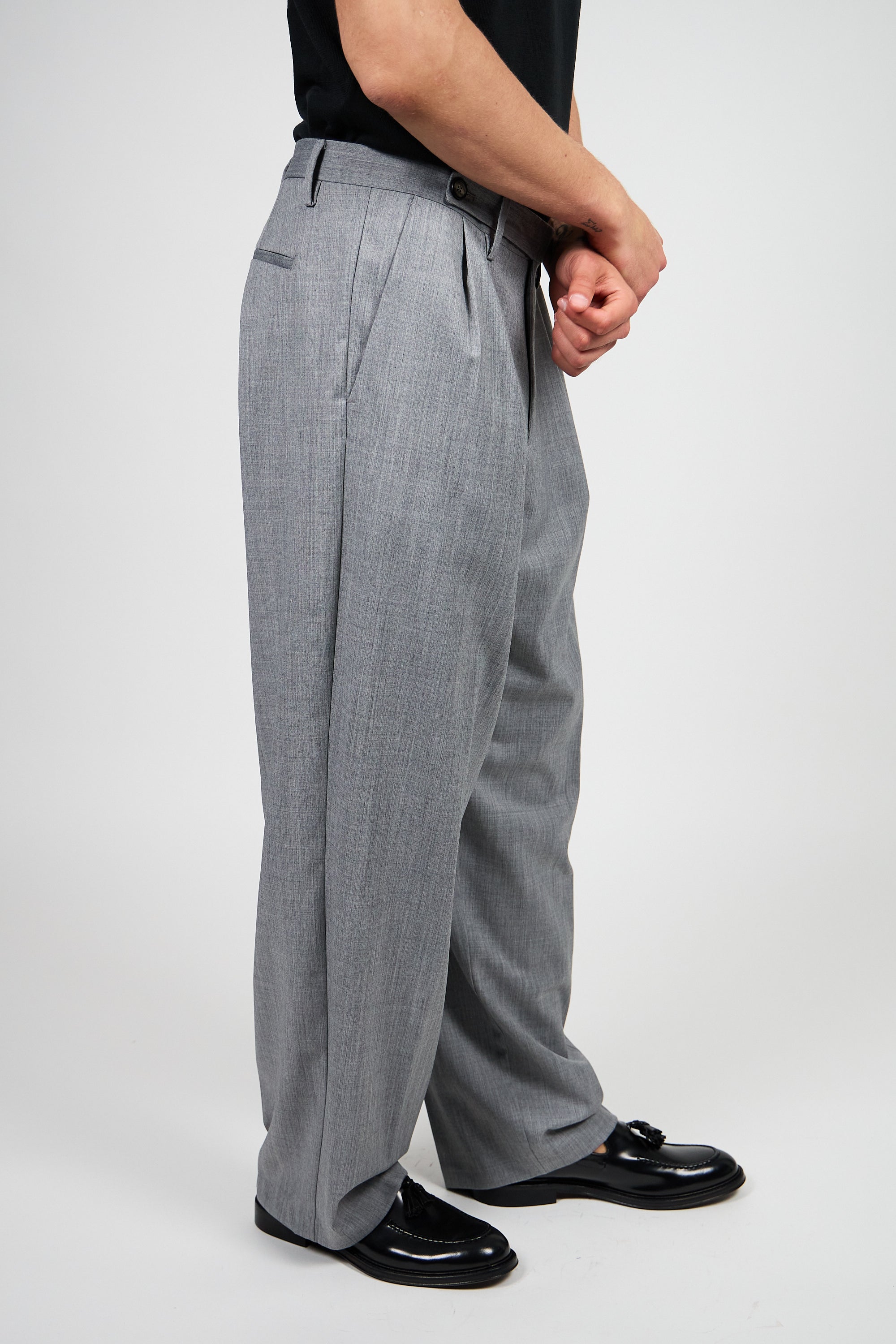 Pantalone Abito SETTANTA 2 Pinces - Grigio
