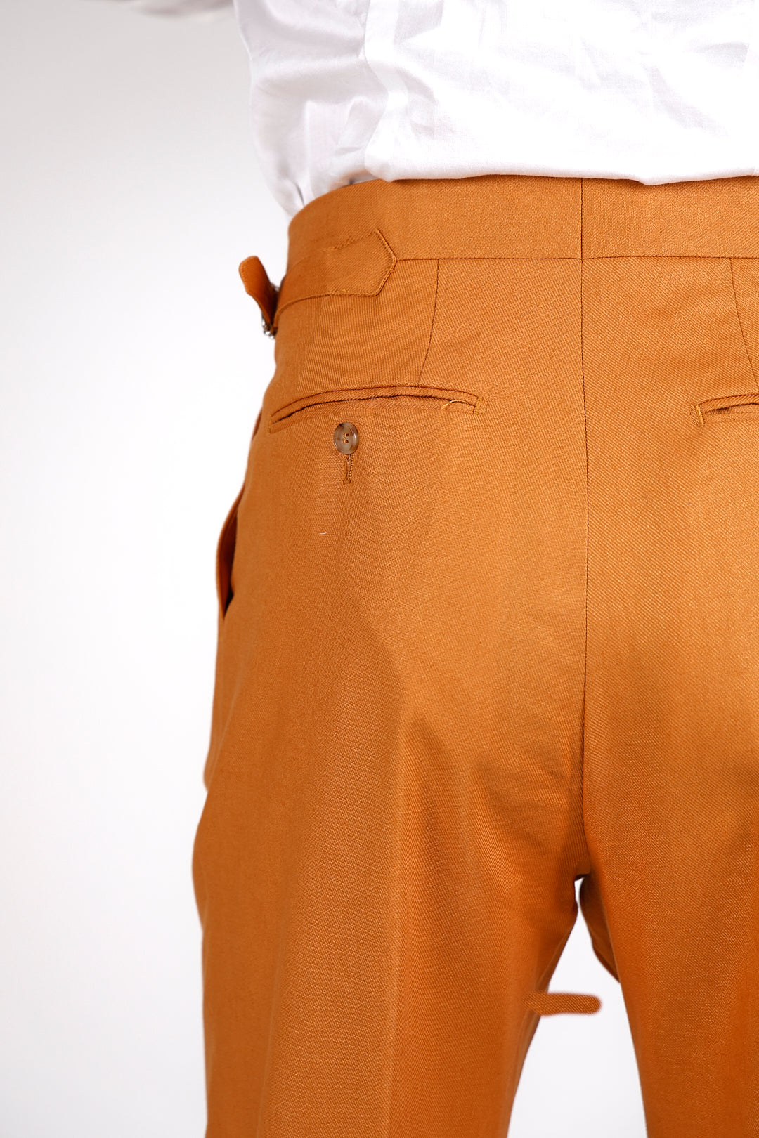Pantalone Abito SETTANTA Rifinito Pinces - Lino Coccio