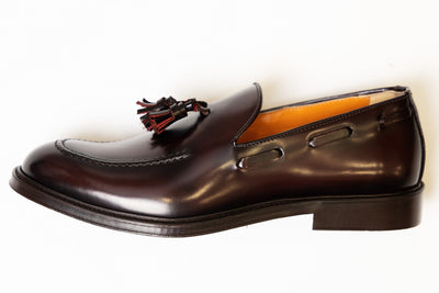 Mocassino NAPPINE Cucitura Abrasivato Bordeaux