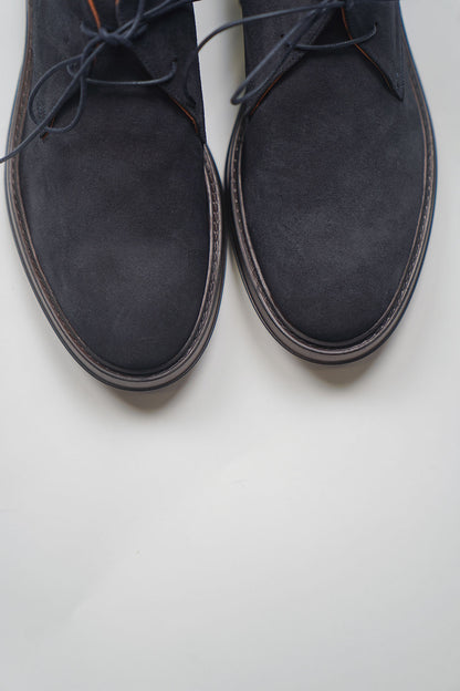 Polacco STRINGHE Camoscio Blue