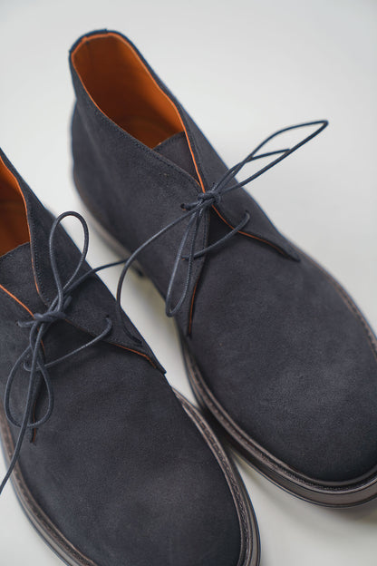 Polacco STRINGHE Camoscio Blue