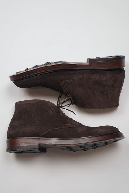 Polacco STRINGHE Camoscio Testa di Moro