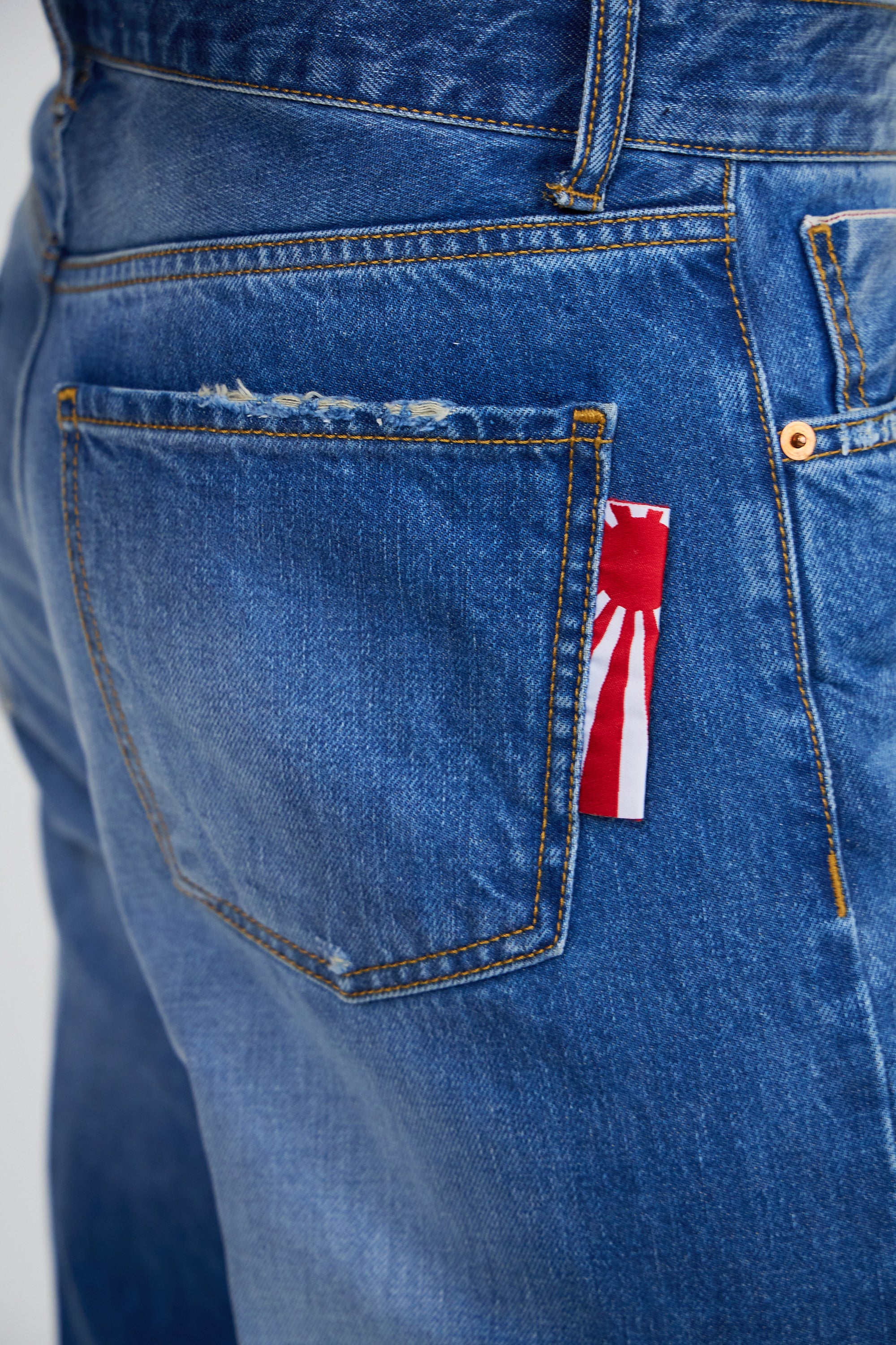 Jeans ROGO Cimosato - Straight Fit Lavaggio Stone Wash Ripped