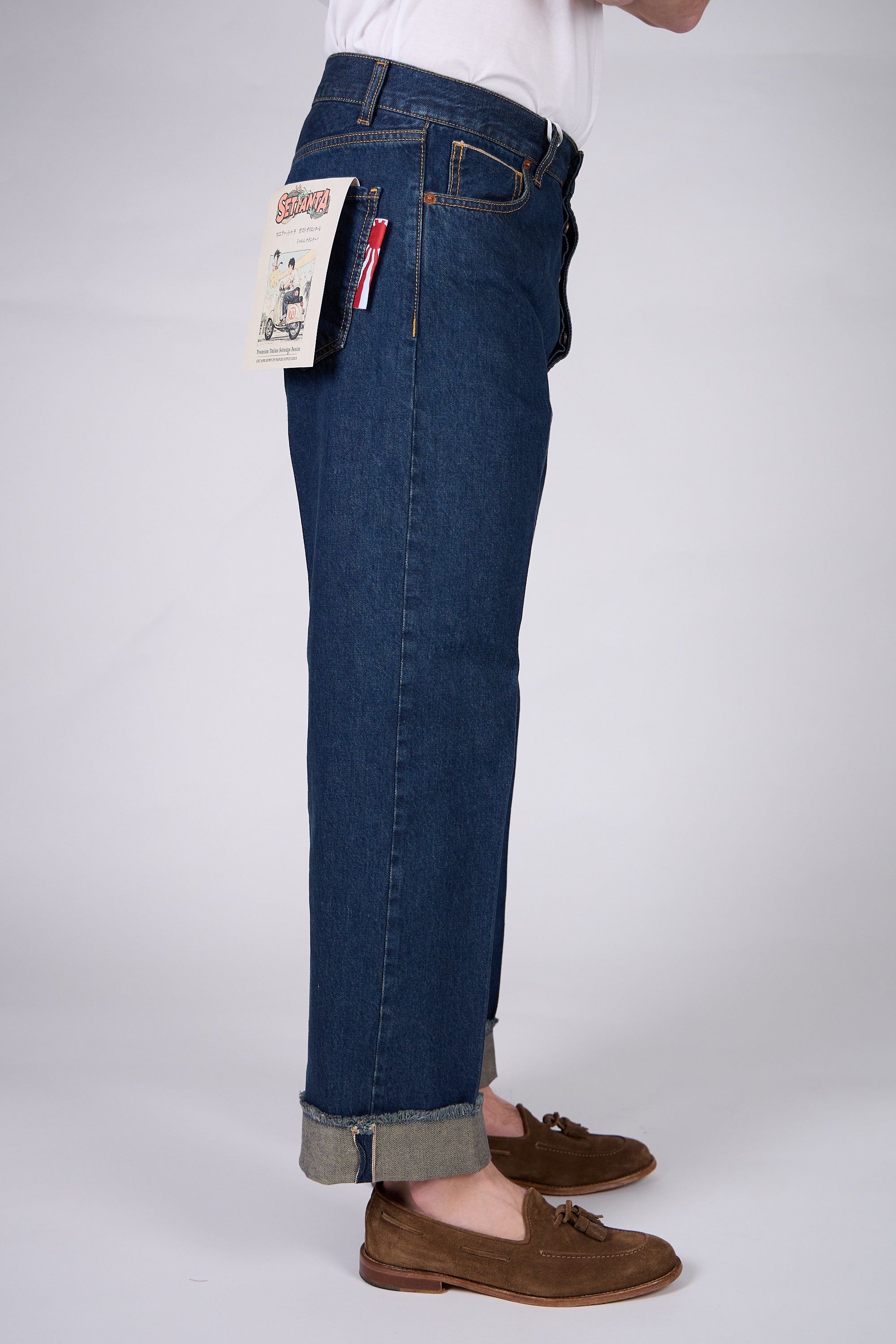 Jeans ROGO Cimosato - Straight Fit Lavaggio Zero al Tè