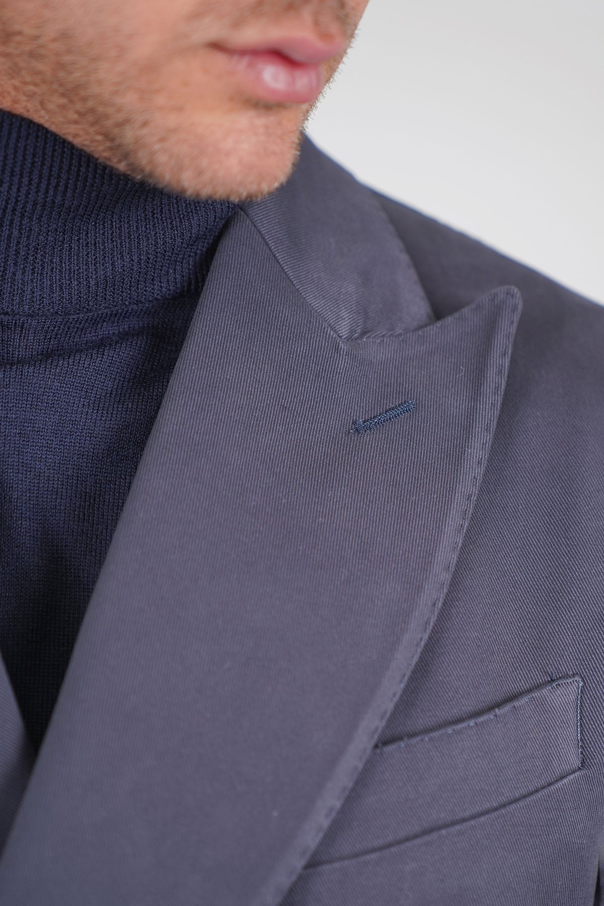 Giacca Blazer SENTIERO Rifinito - Blue Tinto