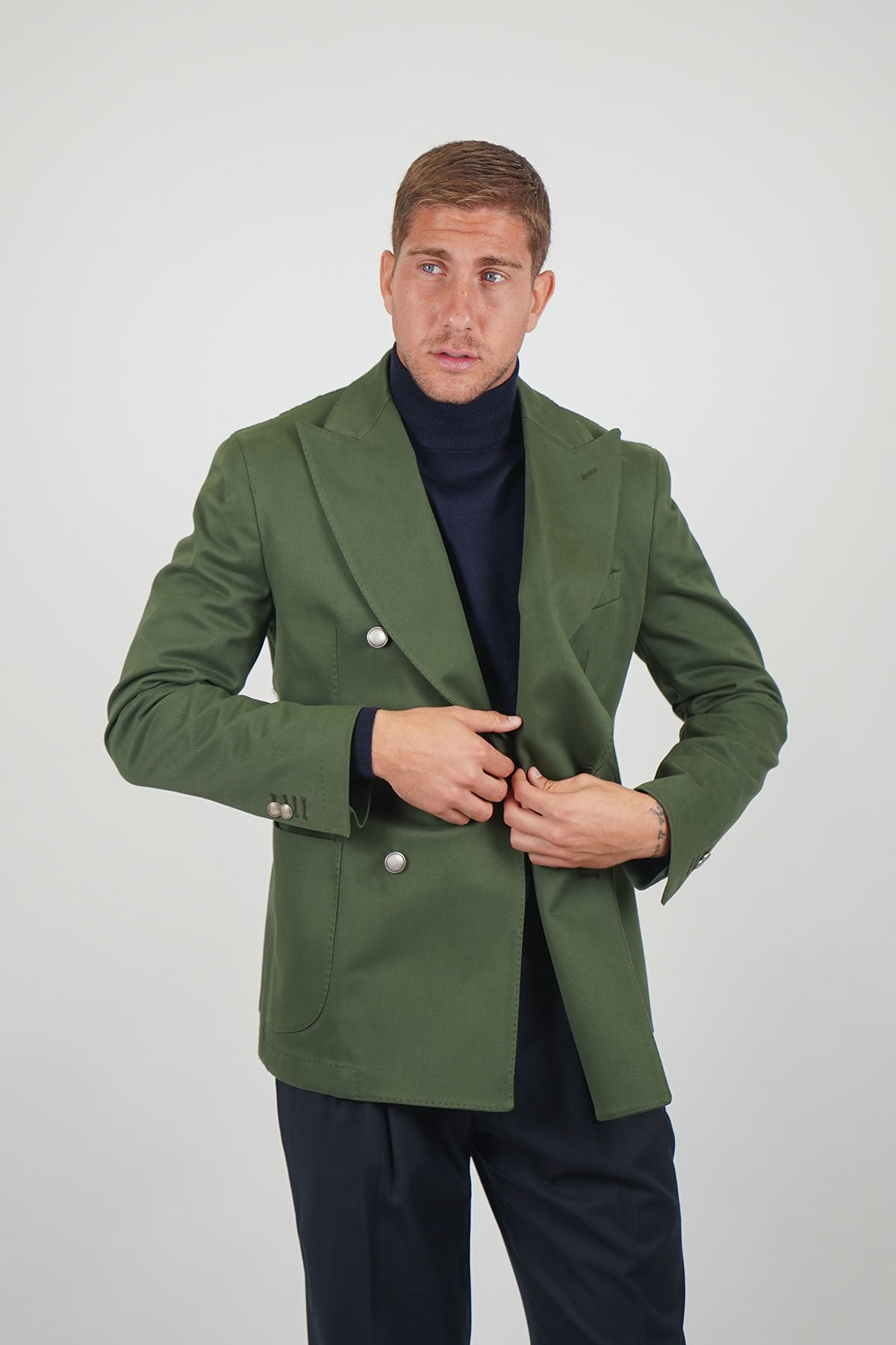 Giacca Blazer SENTIERO Rifinito - Verde Tinto