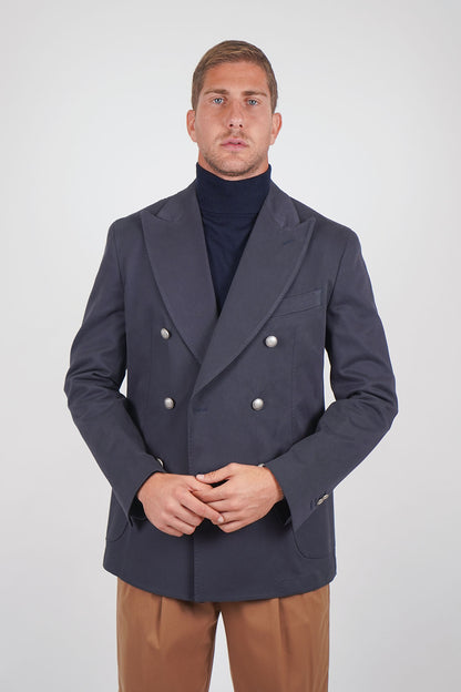 Giacca Blazer SENTIERO Rifinito - Blue Tinto
