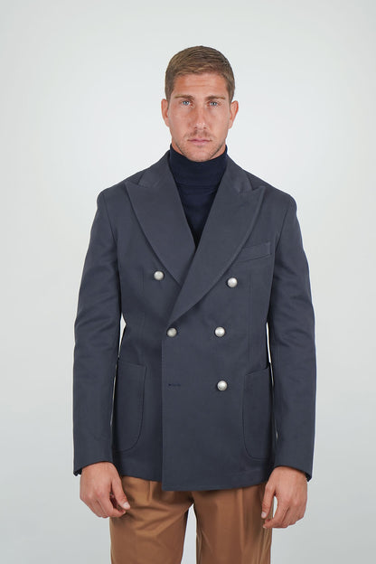 Giacca Blazer SENTIERO Rifinito - Blue Tinto