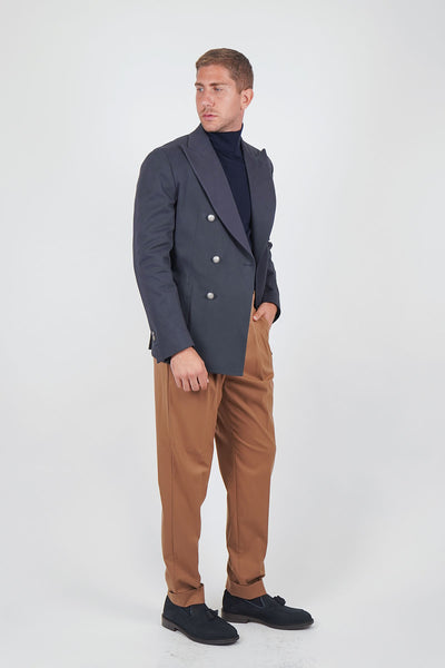Giacca Blazer SENTIERO Rifinito - Blue Tinto