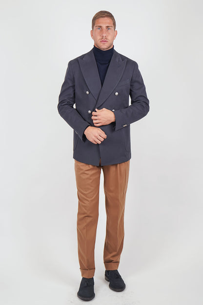 Giacca Blazer SENTIERO Rifinito - Blue Tinto
