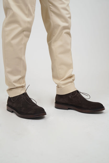 Polacco STRINGHE Camoscio Testa di Moro