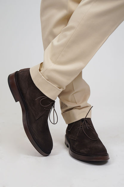 Polacco STRINGHE Camoscio Testa di Moro