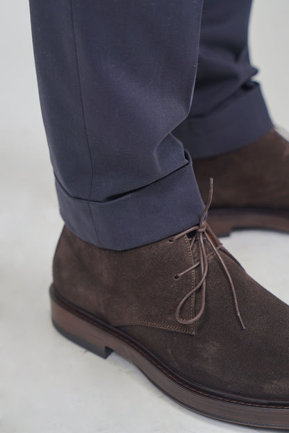 Polacco STRINGHE Camoscio Testa di Moro