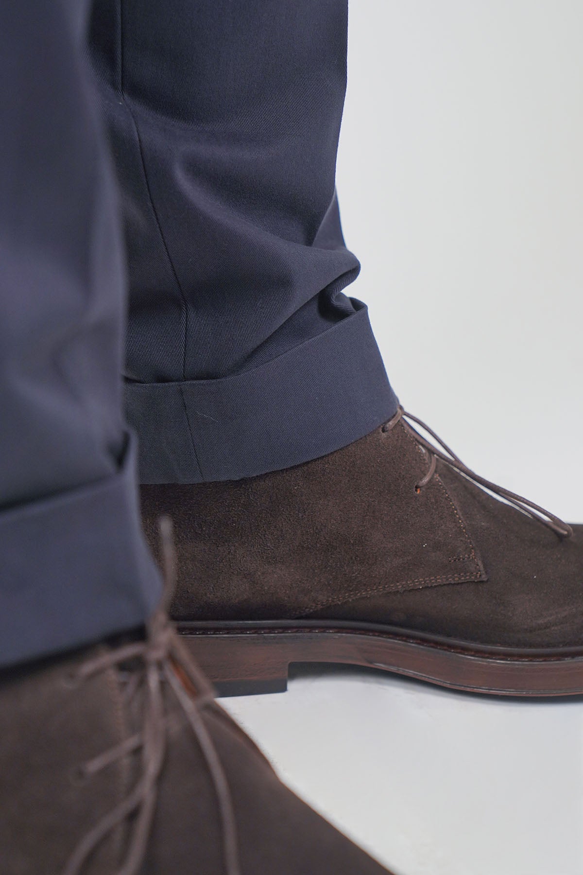 Polacco STRINGHE Camoscio Testa di Moro