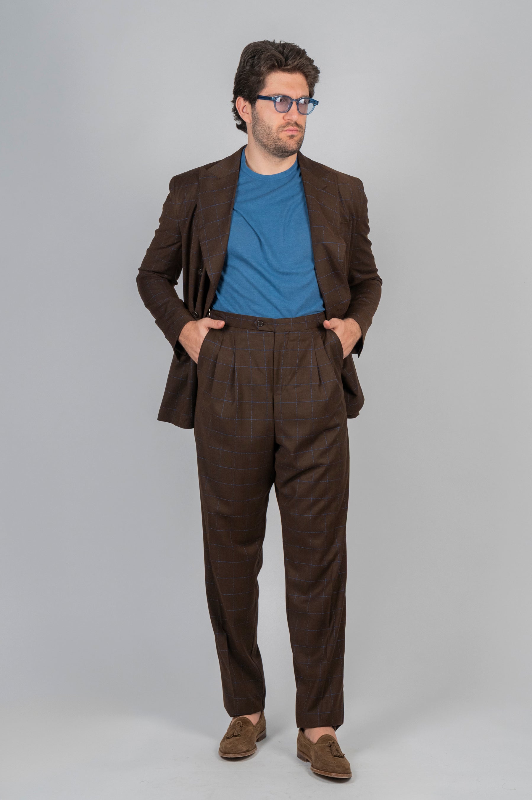 Pantalone GEKKO Rifinito - Tabacco Finestrato