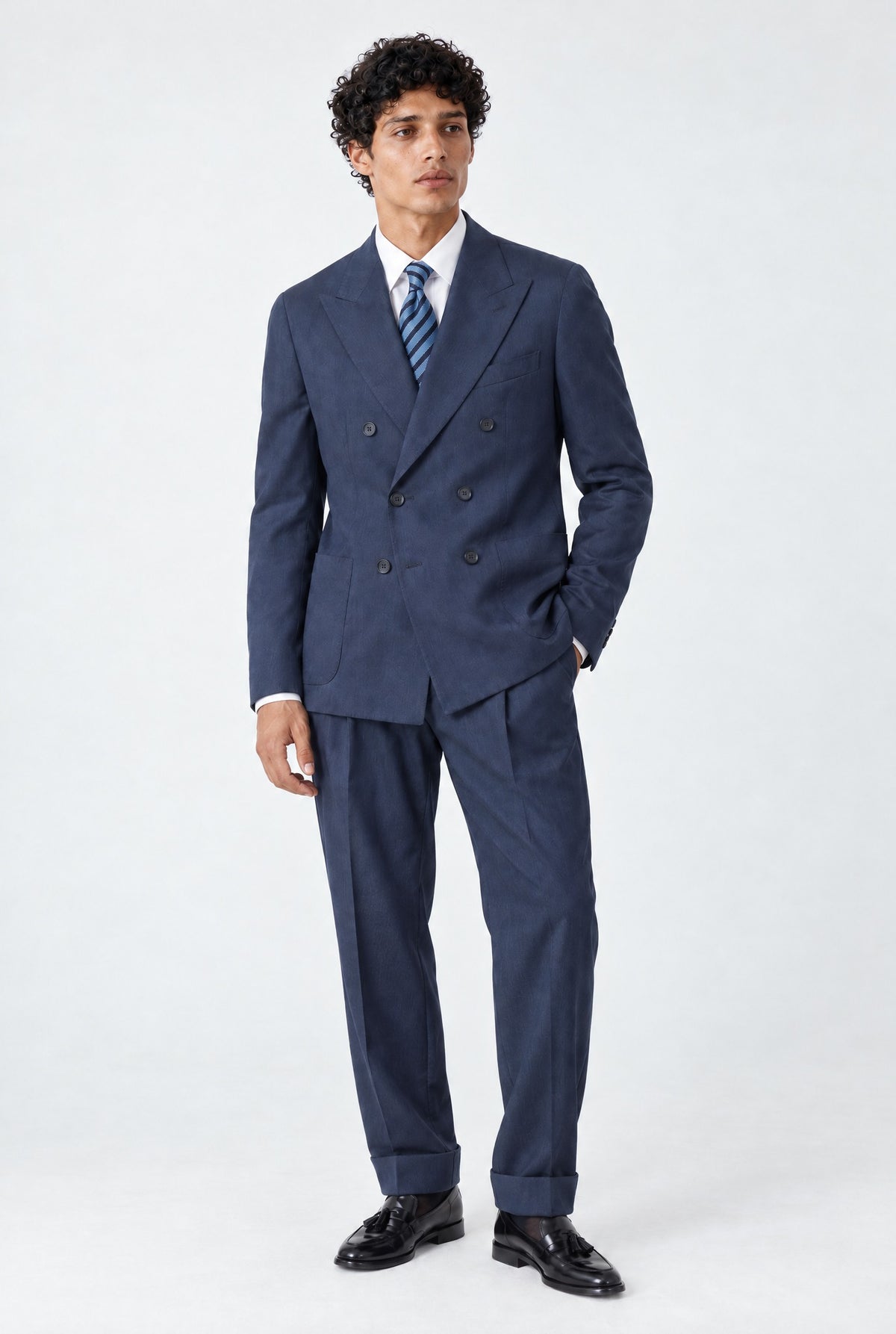 Abito NAOYA Due Petti - Blue Denim - SETTANTA