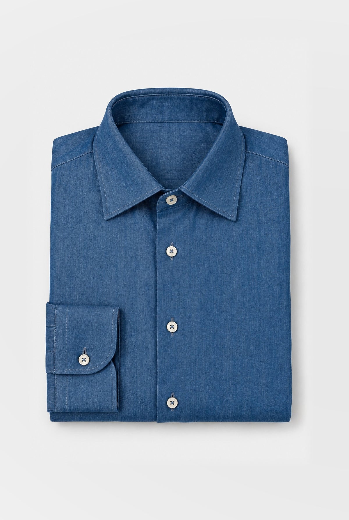 Camicia Cotone Denim RIN - Denim - SETTANTA