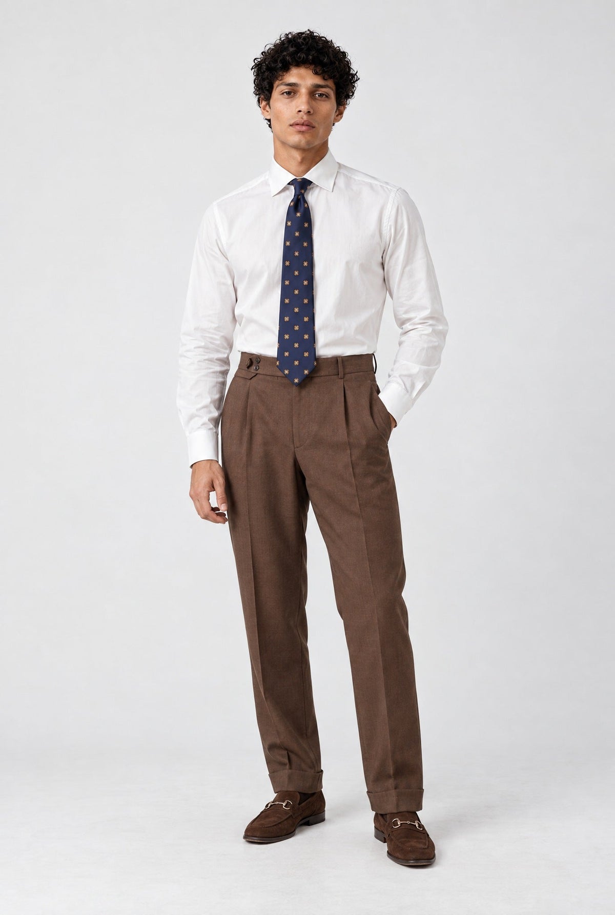 Camicia MIO Cotone Collo Italiano - Bianco Satin