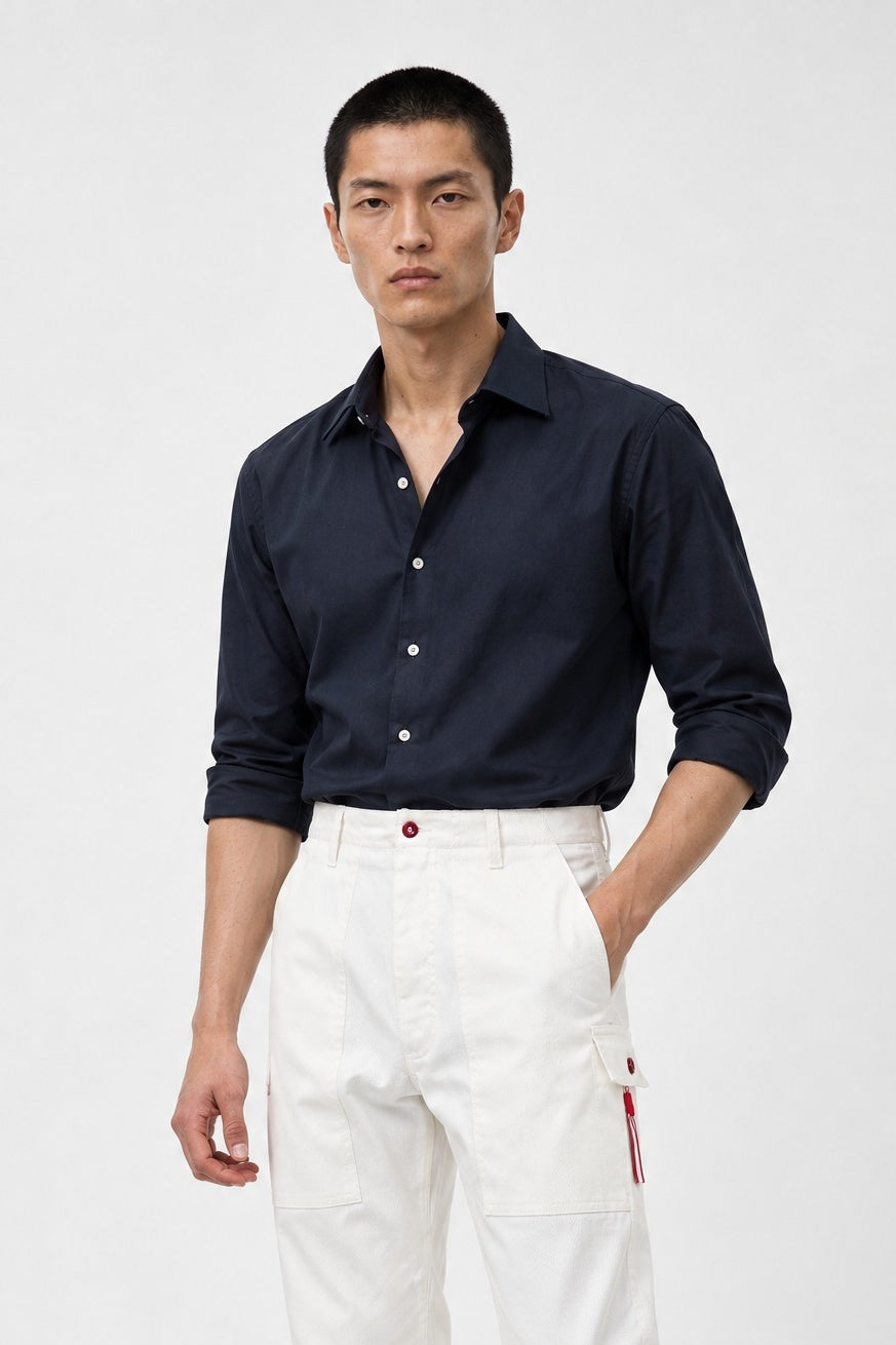 Camicia MIO Cotone Capri - Blue - SETTANTA