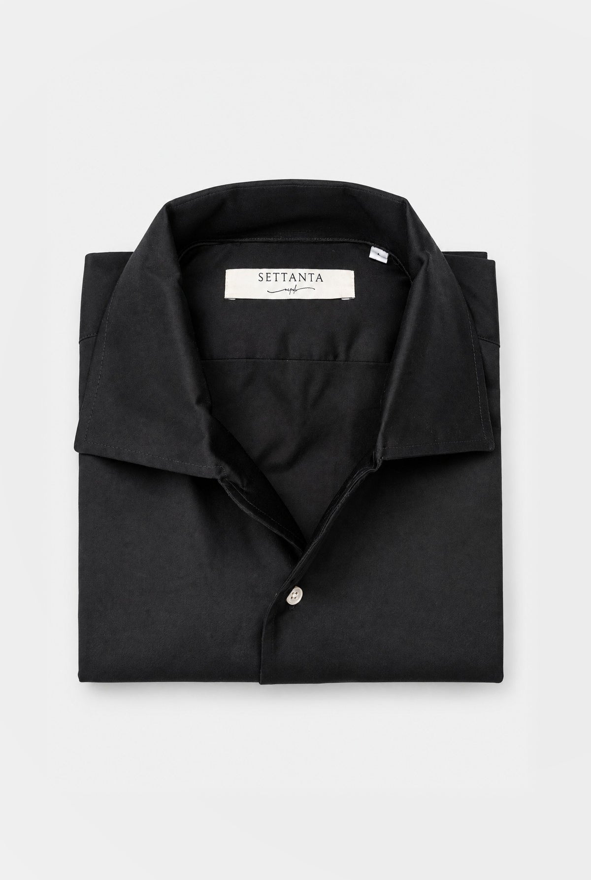 Camicia MIO Cotone Capri - Nero - SETTANTA