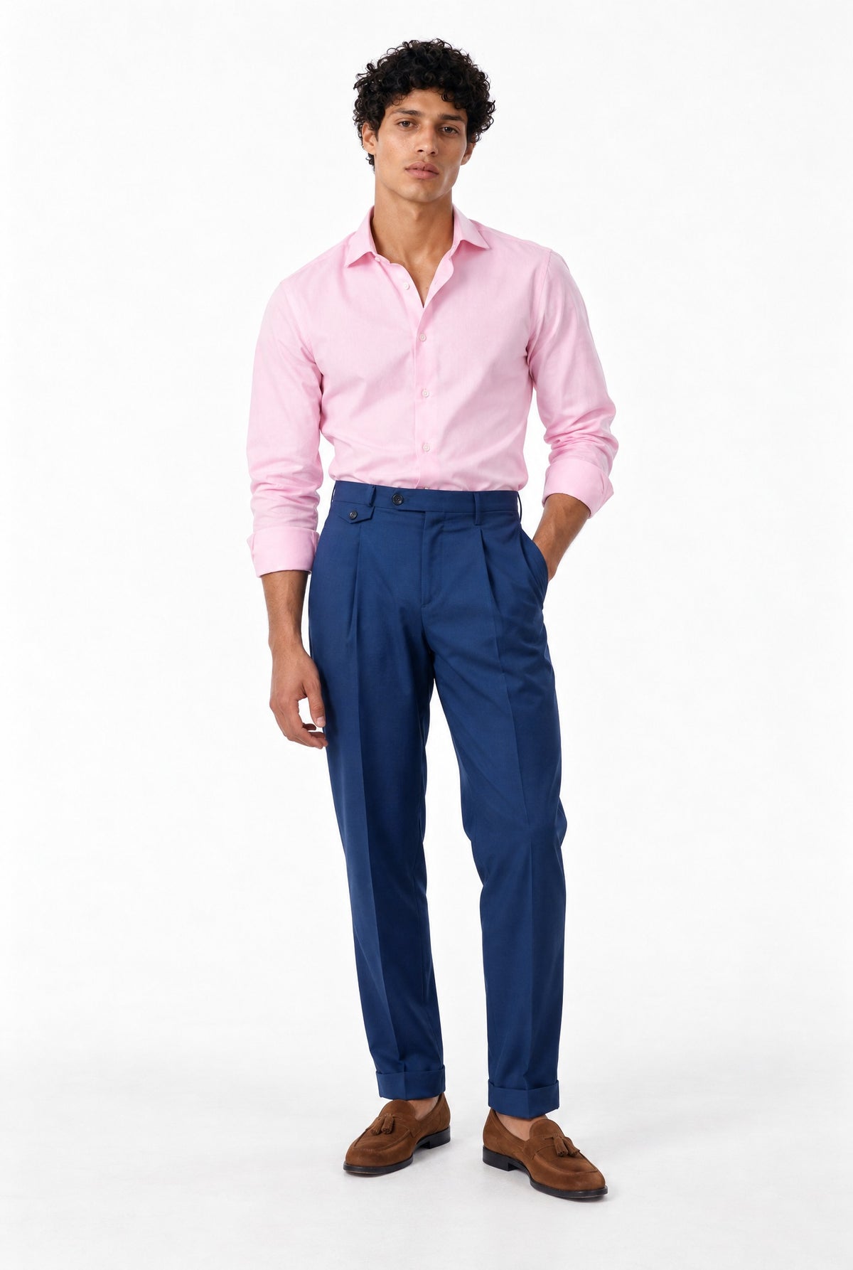 Camicia MIO Cotone Capri - Rosa - SETTANTA
