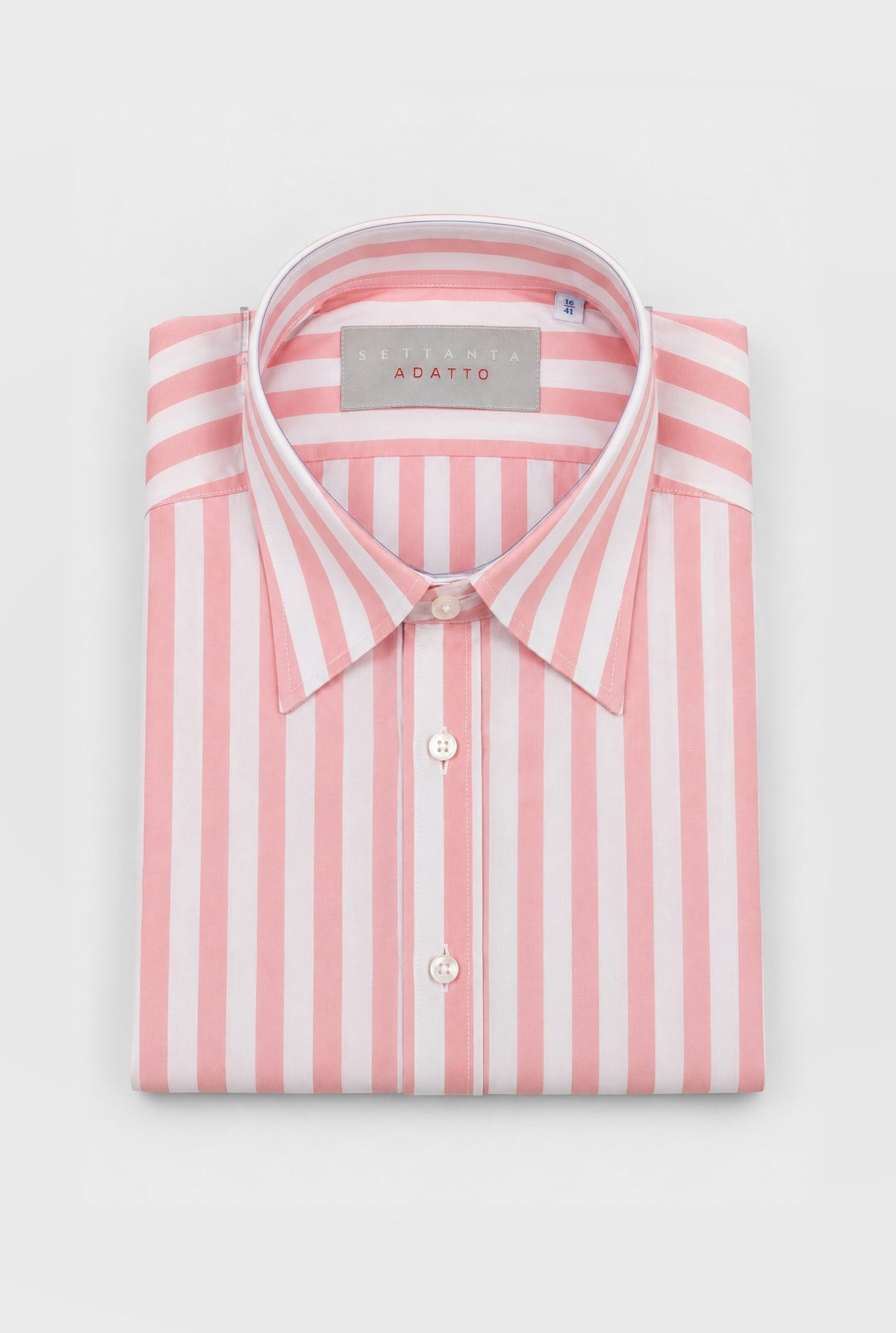 Camicia MIO Cotone - Riga Rosa - SETTANTA