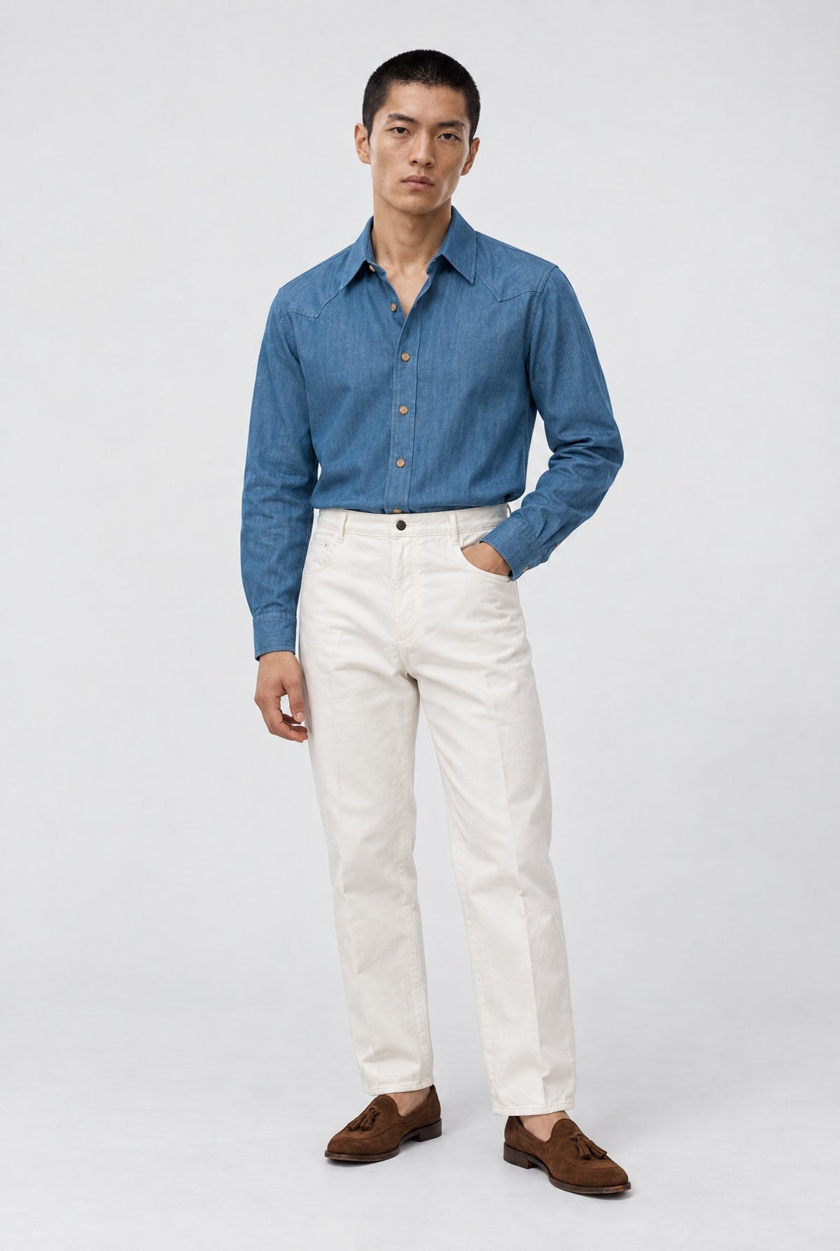 Camicia RIKU Texana - Denim - SETTANTA