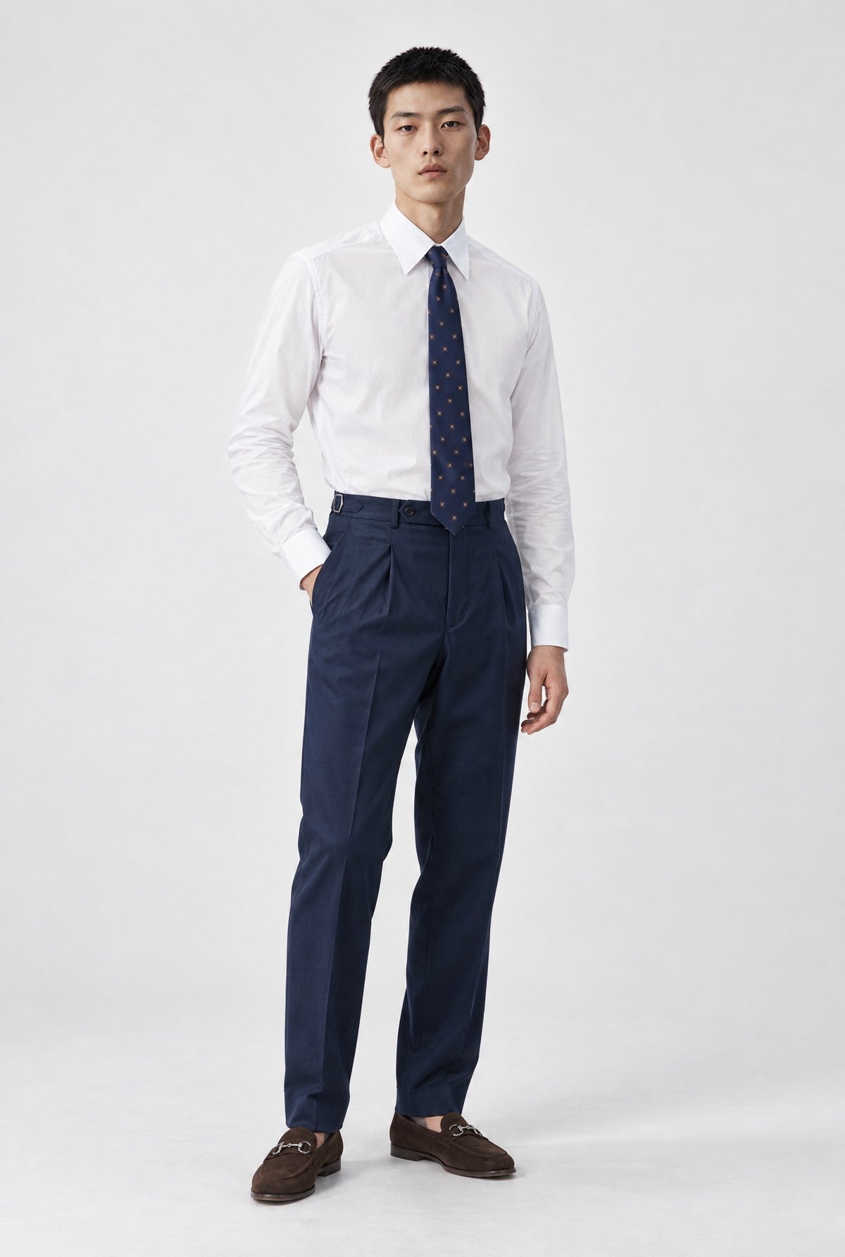Camicia MUSSOLA Button Down - Bianco - SETTANTA