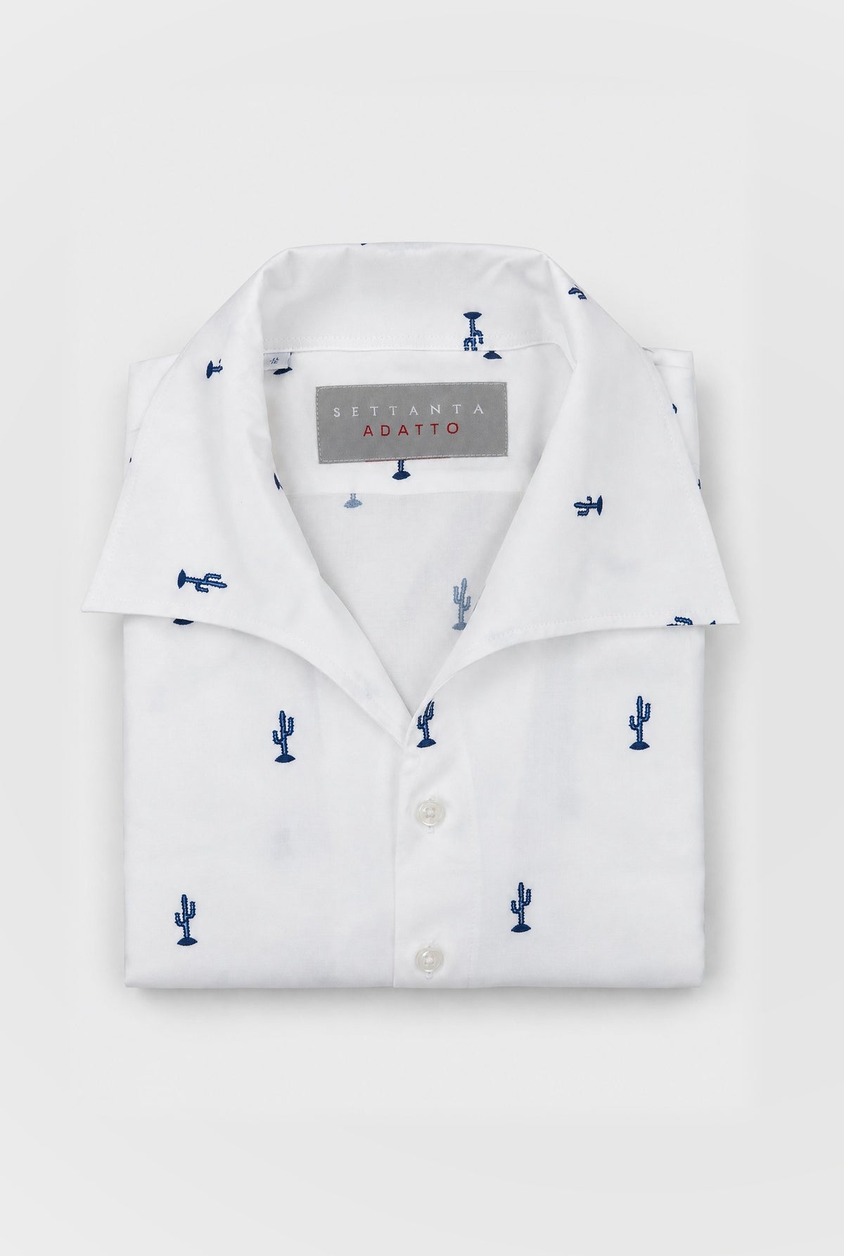 Camicia RIKU Stampa - Bianco - SETTANTA