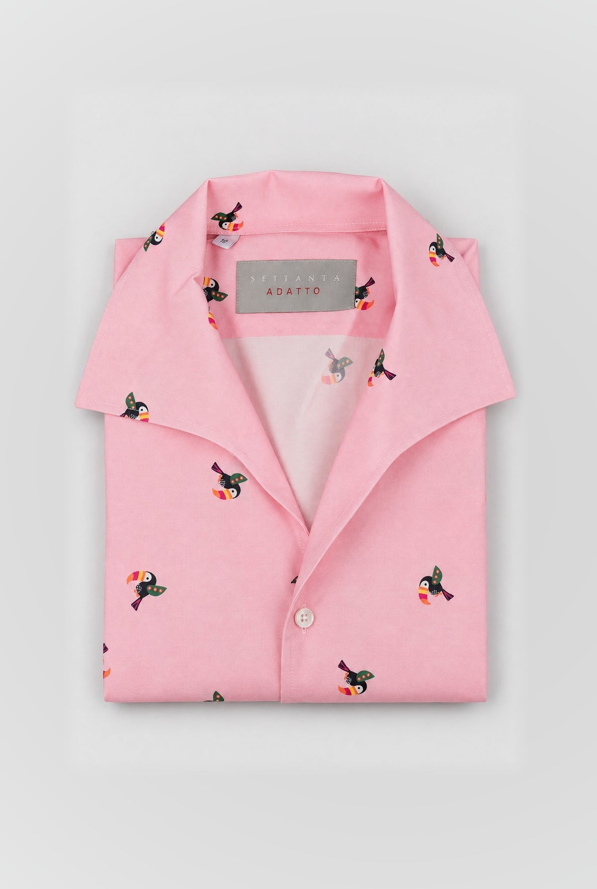 Camicia RIKU Stampa - Rosa - SETTANTA