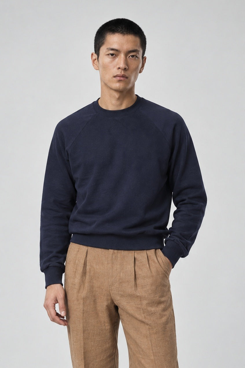 Felpa Girocollo REN Sprezzatura Raglan - Blue - SETTANTA