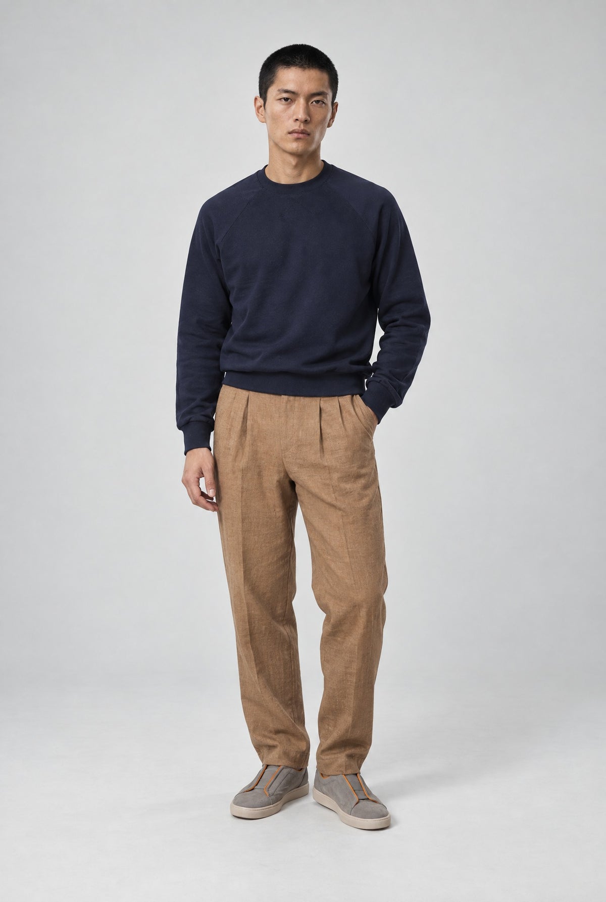 Felpa Girocollo REN Sprezzatura Raglan - Blue - SETTANTA