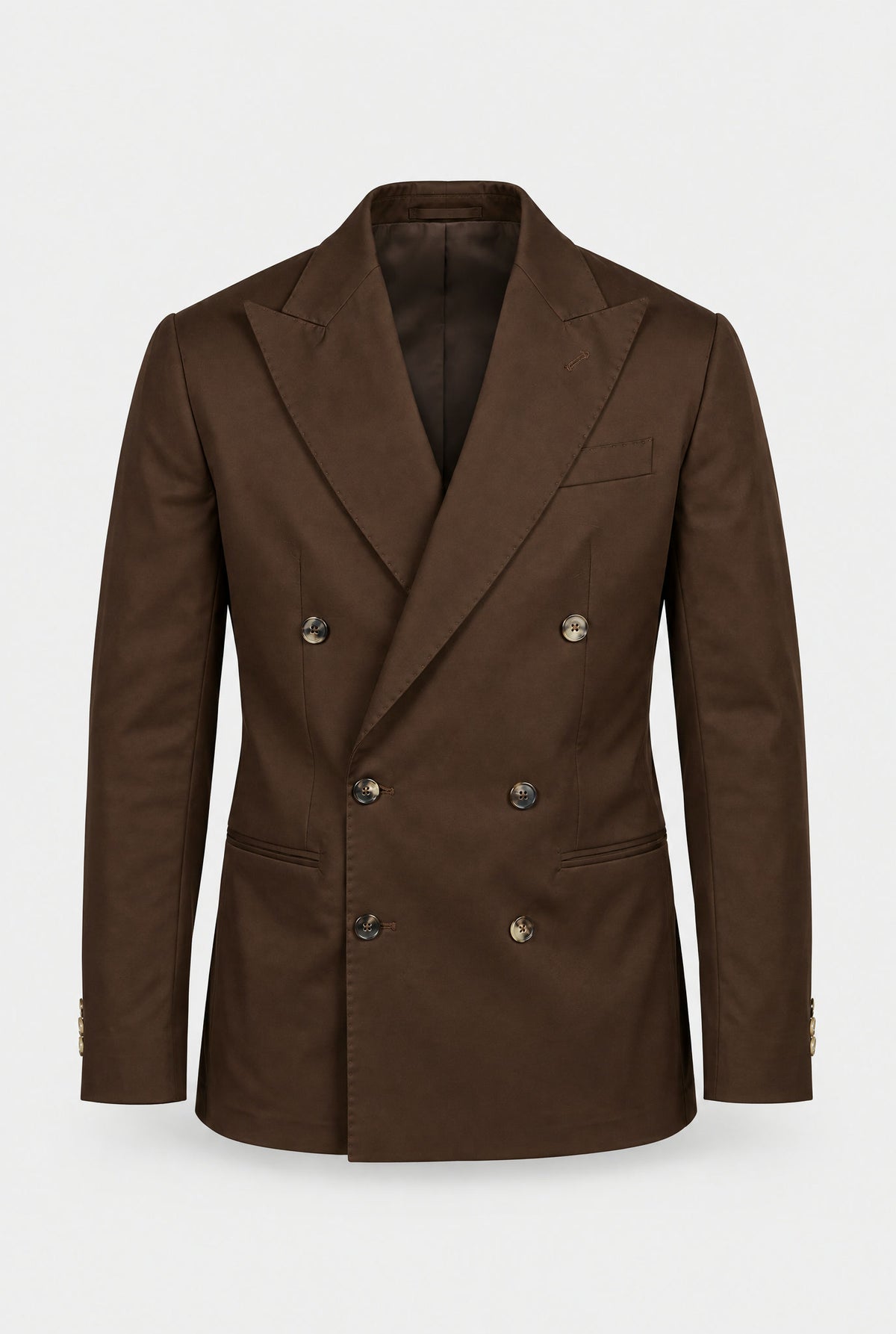 Giacca Abito SETTANTA Blazer Rifinito due Petti - Testa di Moro - SETTANTA
