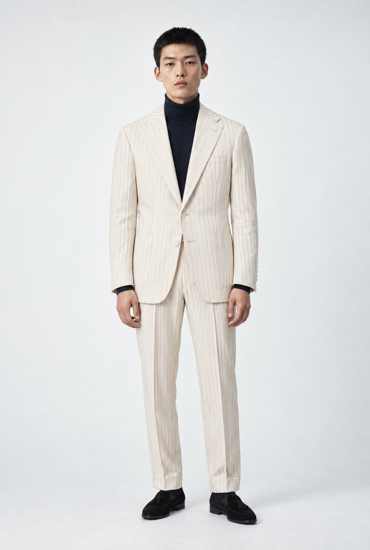 Giacca BAIKO Falso 3 - Beige Gessato - SETTANTA