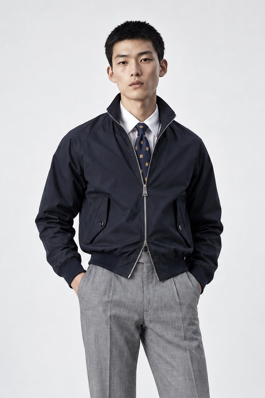 Giacca Bomber KITETTO College - Blue - SETTANTA