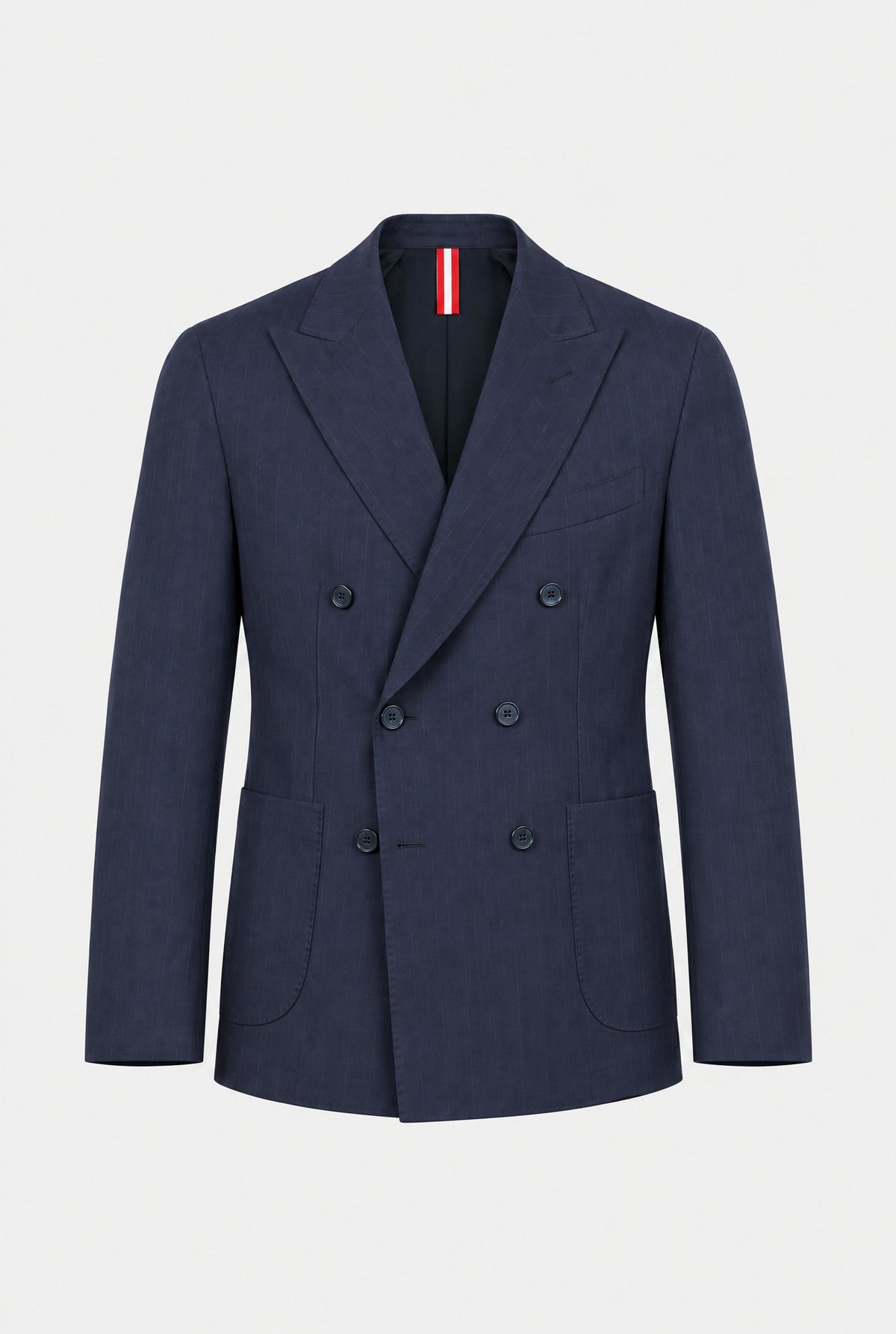Giacca NAOYA due Petti - Blue Gessato - SETTANTA