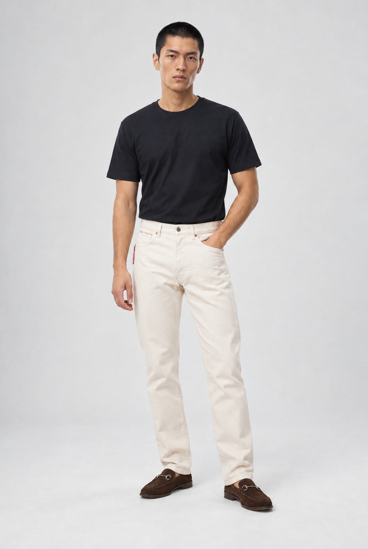 Jeans GORO Cimosato - Slim Fit Beige - SETTANTA