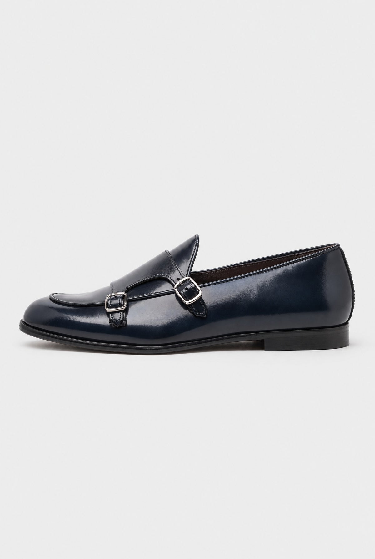 Mocassini MARINA Doppia Fibbia - Blue - SETTANTA