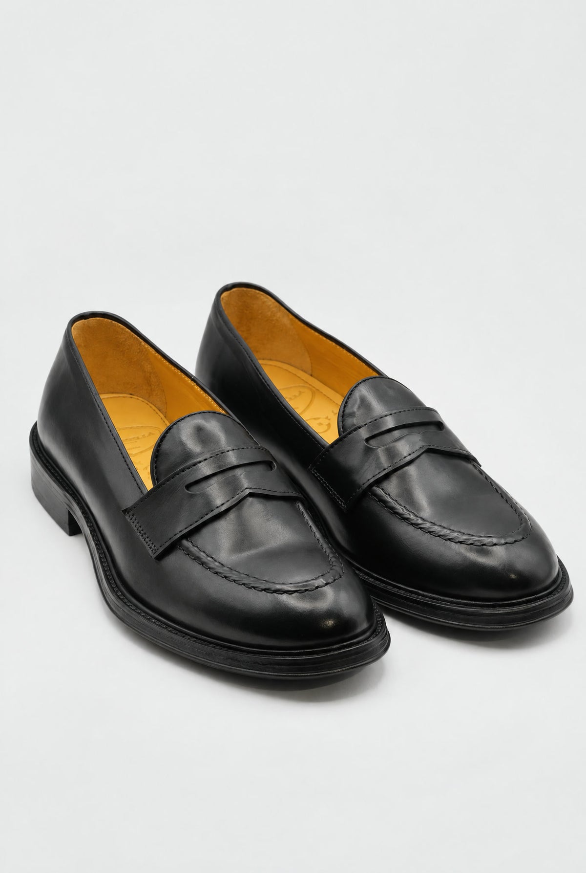 Mocassino BOCCA DI LEONE Vitello Nero - SETTANTA