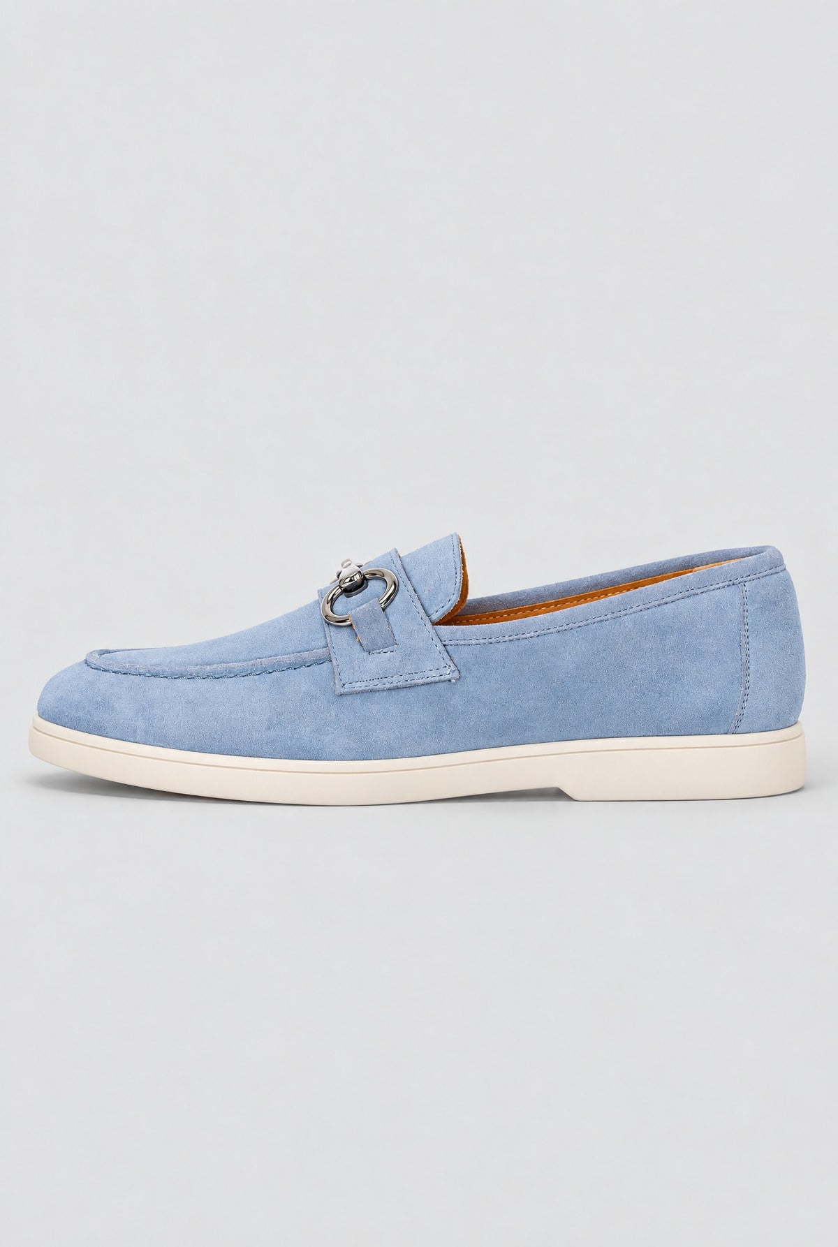 Mocassino PENNY Accessorio Capra Camoscio Jeans Indaco - SETTANTA